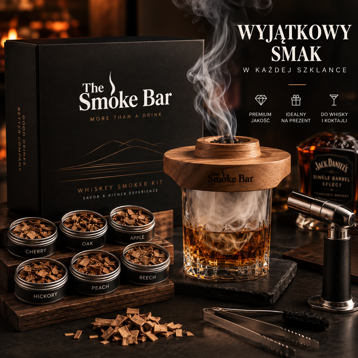 The Smoke Bar™ Whiskey Smoker Kit